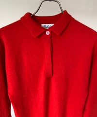 Cashmere Knit Shirt Dress