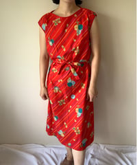 Fruit Pattern Sleeveless Dress