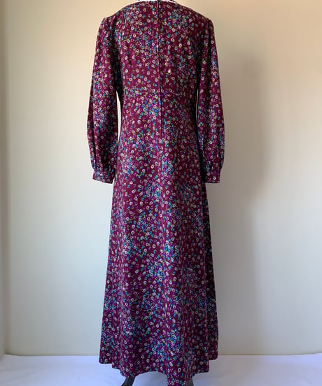 A-line Floral Pattern Maxi Dress