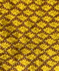 Diamond Wave Pattern Blanket