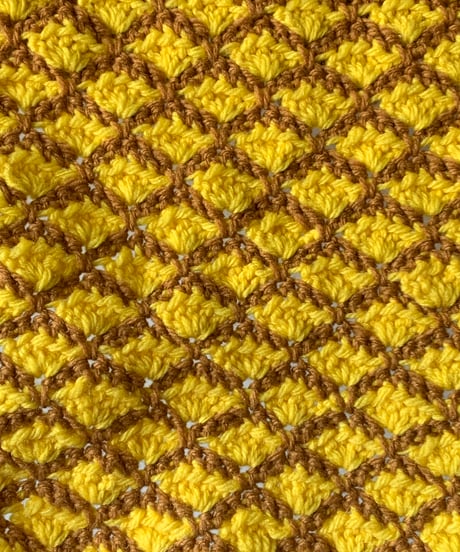 Diamond Wave Pattern Blanket