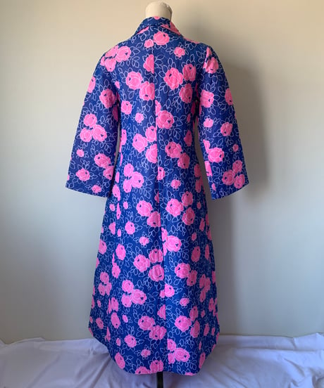 Quilting Floral Pattern Dress