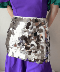 Spangle Tight Mini Skirt
