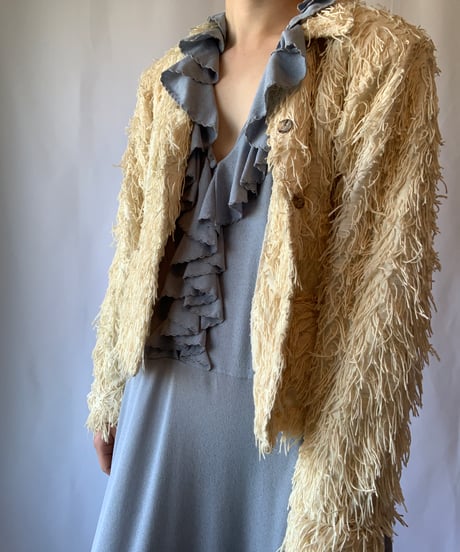 Cotton Fringe Jacket