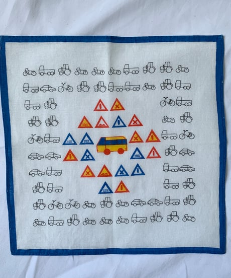 Car Sign Pattern Handkerchief