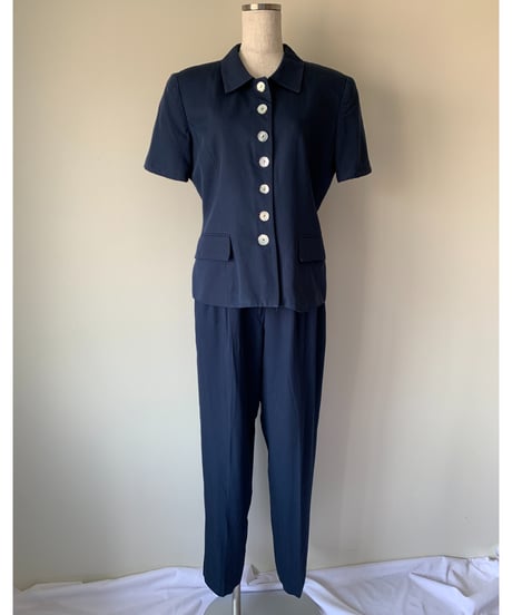 Navy Short Sleeve Set Up