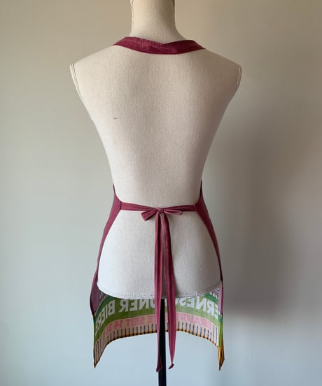 Beer Print Vintage Apron