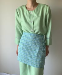 Summer Check Mini Skirt