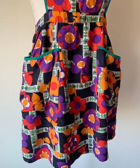 Flower Print Vintage Apron