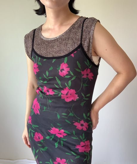All-over Pattern Sleeveless Tops