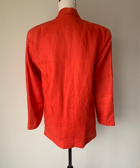 Funky Orange! Fake Pocket Jacket