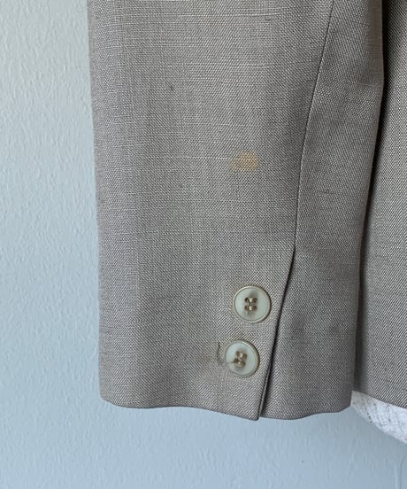 "80s" V-Neck Colorless Short Jacket