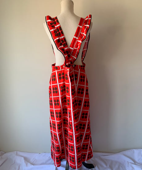 Vintage Tampere Apron Maxi Dress