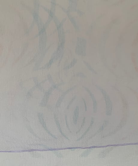 Sheer Scarf -water pattern-