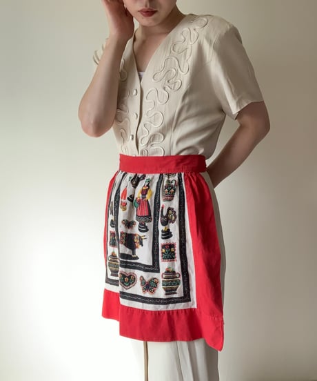 "60's" Country Pattern Waist Apron