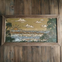 FRAME IN PRINT ART/YELLOW BEACH
