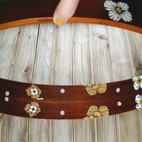 retro flower ミラー🌼
