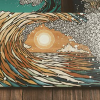 🆕canvas print🌼wave