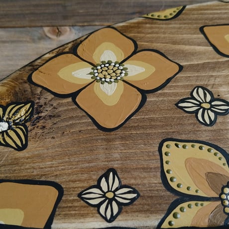 🆕original art / wood flowe fin