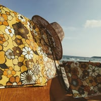 flower art big towel