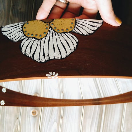 retro flower ミラー🌼