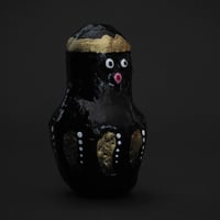 三原だるま　たこだるま  墨