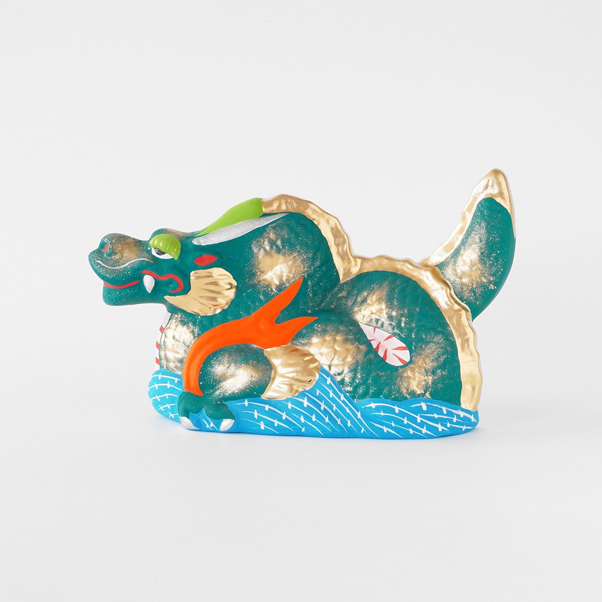 ヴィンテージレトロ／伏見人形・土人形☆桃太郎 伏見土人形・熊と金