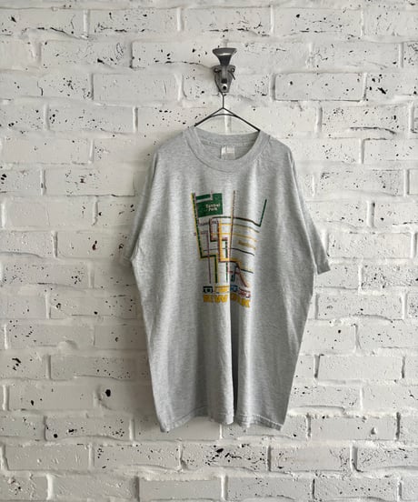 90’s USA “New York City” old metro map design T-shirt