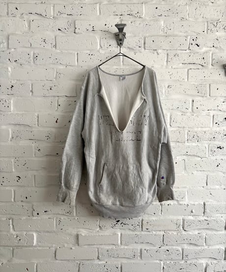80’s Made in USA《Champion》 “Reverse Weave” cut-off&damaged sweat shirt