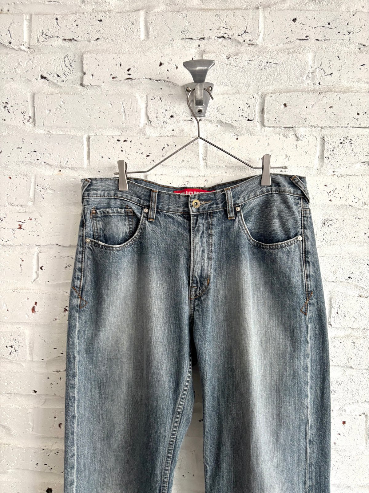 90's《UNIONBAY》 relaxed wide design indigo blue