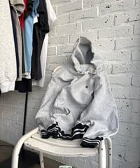 90’s Made in USA《Champion》 reverse weave very cool damaged hoodie sweat