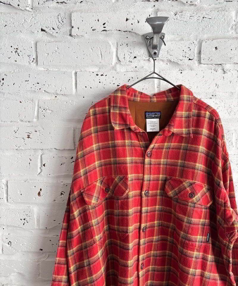 00's《Patagonia》outdoor style flannel shirt | ーS