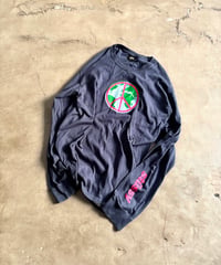 00’s《Stussy》 world peace message L/S shirt