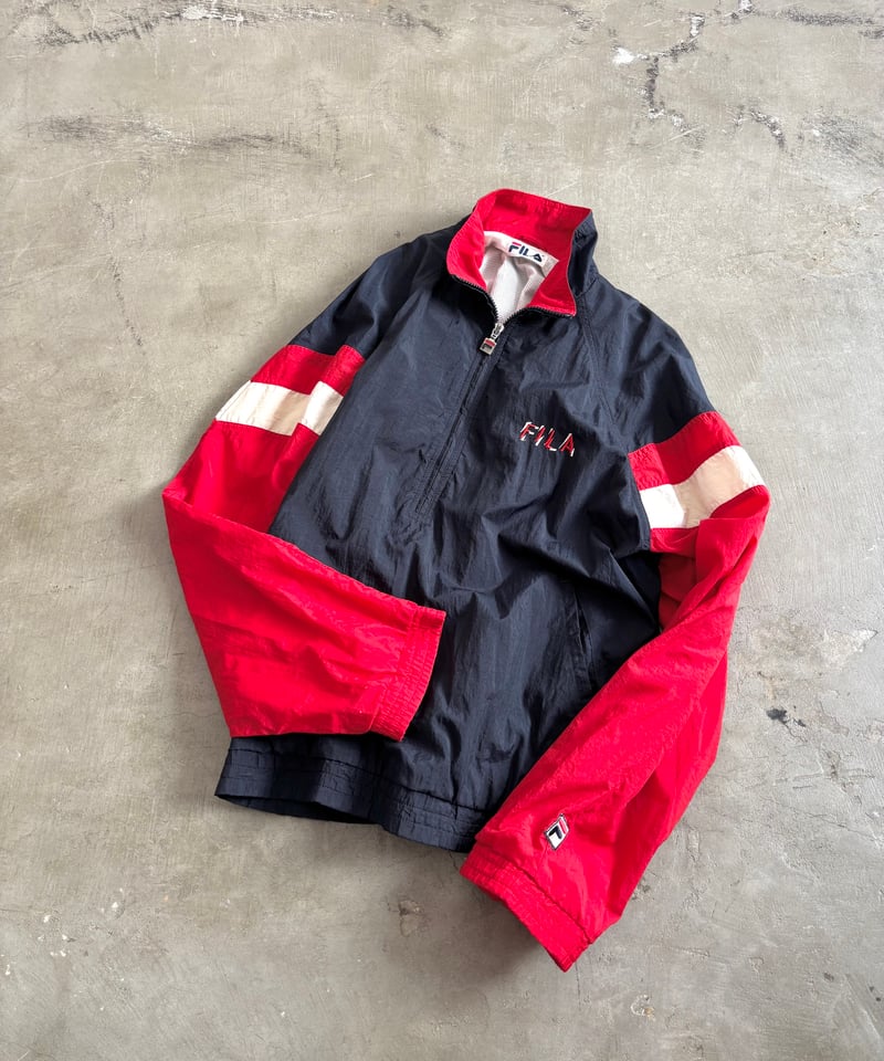 Vintage 90's《FILA》half-zip up jacket | ーSTRANGERー