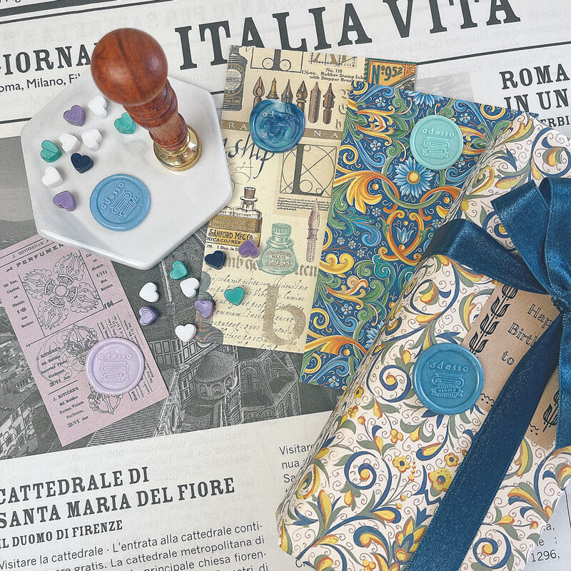 シーリングスタンプ用ワックス MIX【Ajisai】 ミックスカラー