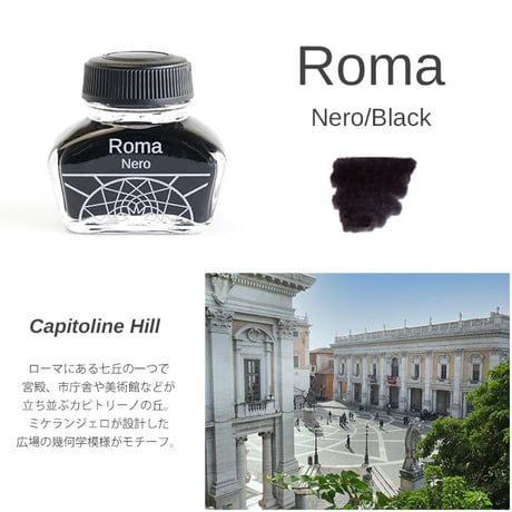 【PARAFERNALIA】INK ITALIA CITIES - イタリア都市建築インクパレット -