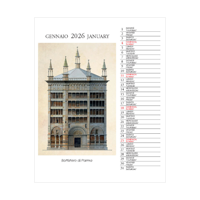 ミラノ/メリディアーナ/シンプルデザイン/永久カレンダー/アレッシィ/イタリア製 ミラノ/メリディアーナ/シンプルデザイン/永久カレンダー