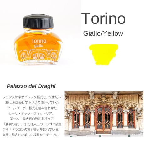 【PARAFERNALIA】INK ITALIA CITIES - イタリア都市建築インクパレット -