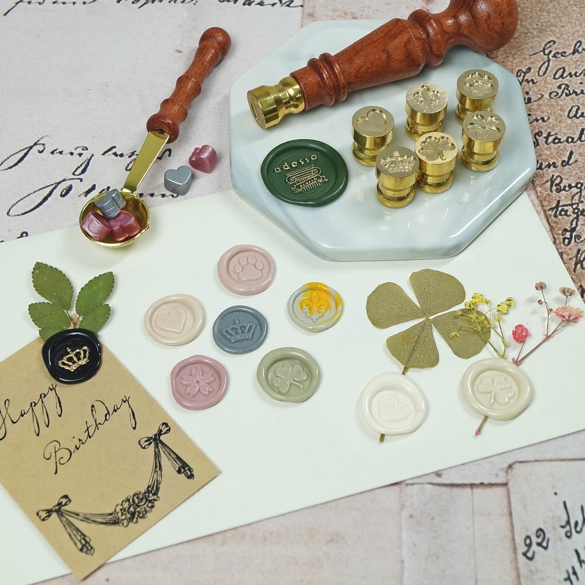 シーリングスタンプヘッドmini（12mm）＜SAKURA）＞ adesso | adesso