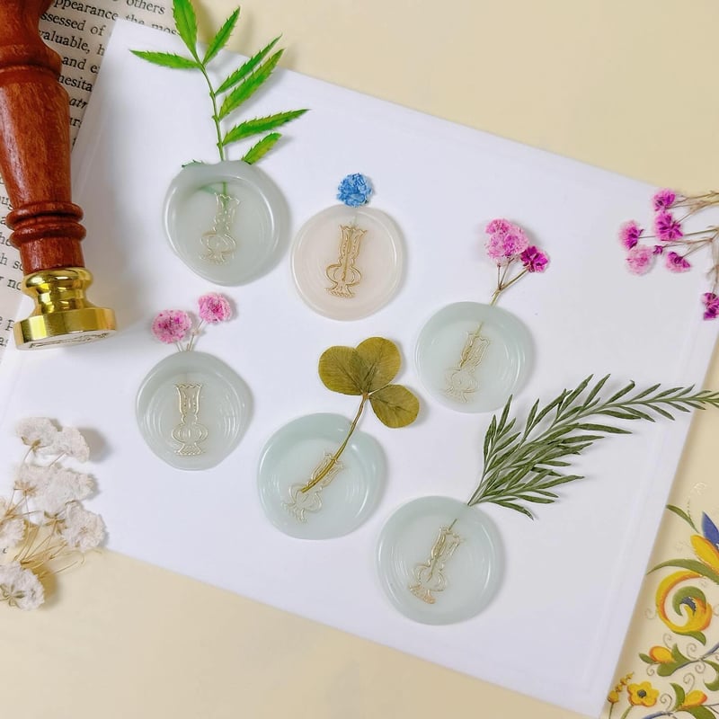 シーリングスタンプヘッド＜Flower base（フラワーベース