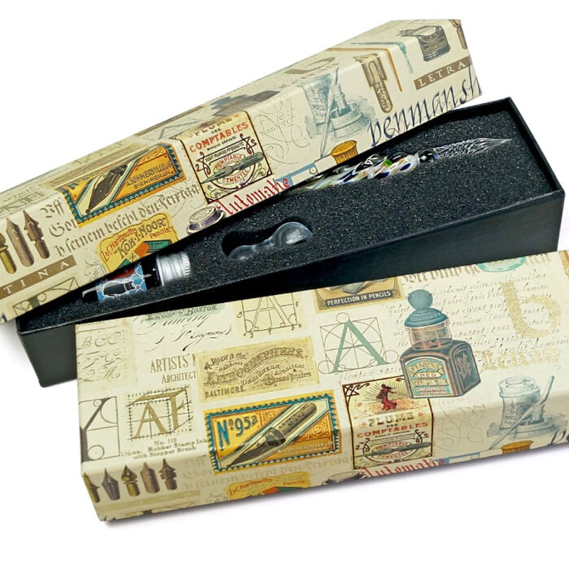 ガラスペン　6本セット ax8513_8516_straw1.jpg