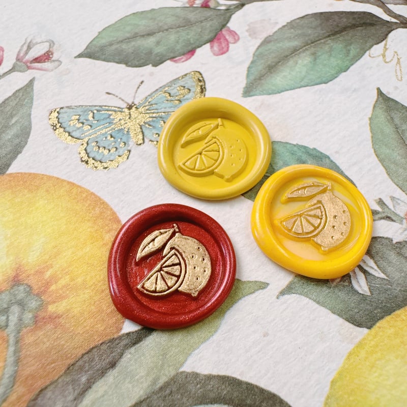 シーリングスタンプヘッドmini（12mm）＜Lemon（レモン）＞ adesso