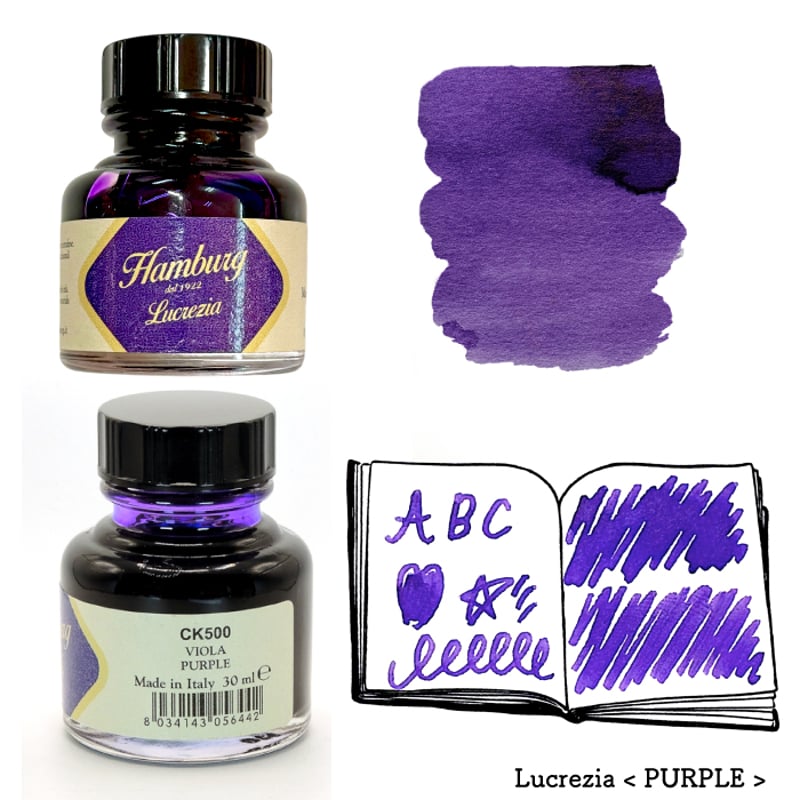 Hamburg Ink ハンブルグ カリグラフィーインク 30ml イタリア製 ＜Gold