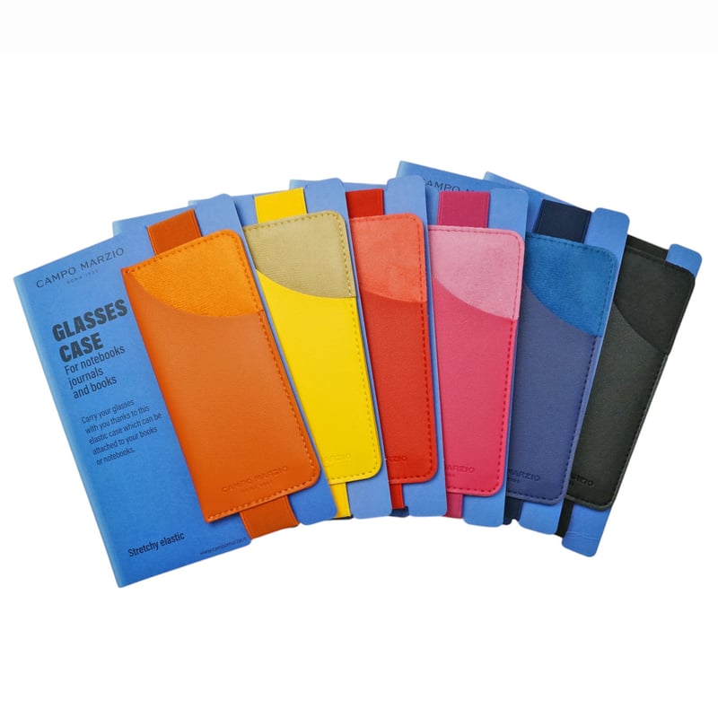 CAMPO MARZIO ELASTIC JOURNAL GLASSES CASE バンド付き