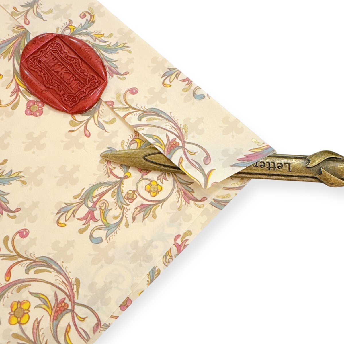 レターオープナー ＜Flower/Botanical＞ヴィンテージ調デザイン