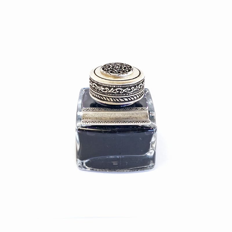 DALLAITI イタリア製 ペンレスト付きインクポット＜花＞ | adesso