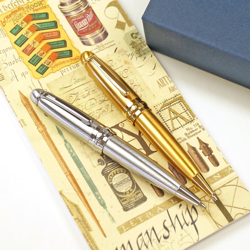 復刻版】CAMPO MARZIO MINNY GOLD/SILVER ボールペン 油性 イタ