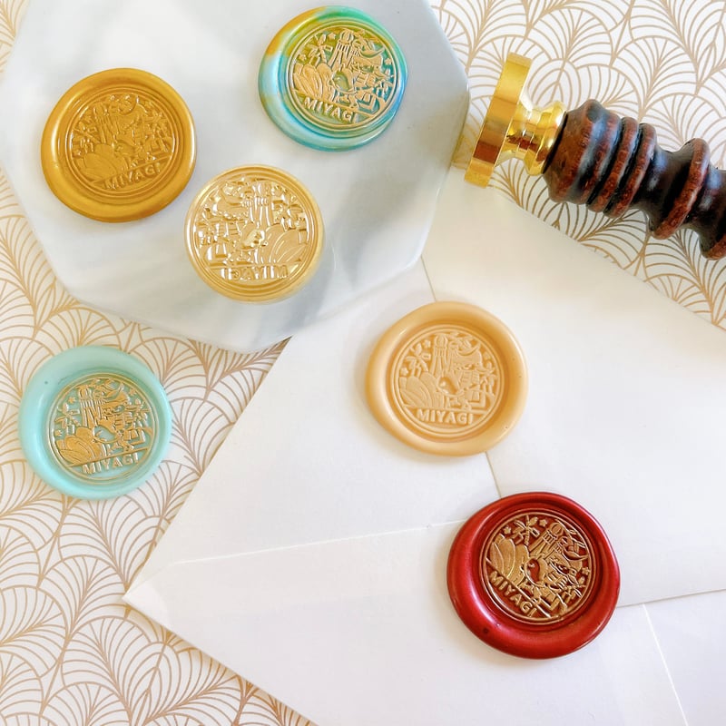 ご当地 旅するシーリングスタンプ＜MIYAGI＞ 宮城 スタンプヘッド 交換