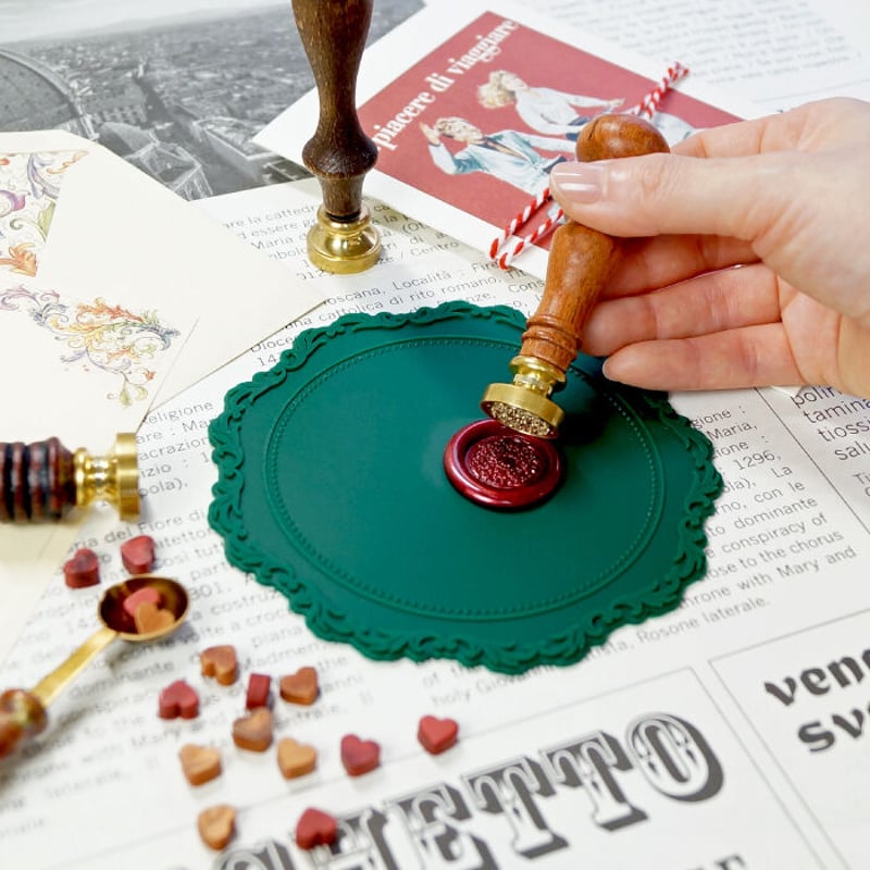 シーリングスタンプ用 スタンプ台 ＜シリコン＞ | adesso 逆転事 シーリングスタンプ