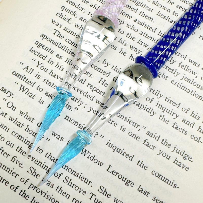 SCACCO Glass Pen チェック柄ムラーノガラスペン ヴェネチアングラス